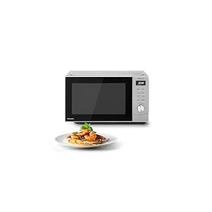 Panasonic NN-SD36QSEPG 29L Four à Micro-Ondes Solo en acier inoxydable, 1000W, Décongélation Automatique, 11 Programmes Automatiques, Molette