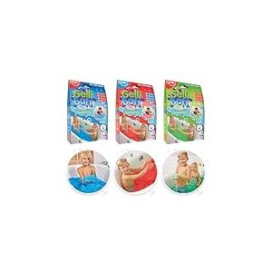 Zimpli Kids Bleu, Rouge & Vert, Jouet de Bain, Gelli Baff Blue, Red & Green, Bundle