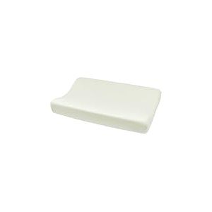 Meyco Housse pour Matelas à Langer Baby Uni (Housse en éponge 80% Coton, Douce et agréable pour la Peau, Absorbant l'humidité, Lavable, adaptée au sèche-Linge, Dimensions : 50 x 70 cm), Blanc cassé