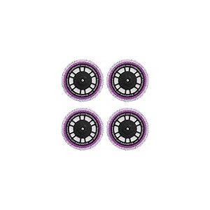 Eureka Lot de 4 Serpillière pour J15 Pro Ultra, 2 Paire de Lingettes Rotatives de Qualité Supérieure pour Nettoyage des Sols