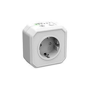ANSMANN Prise programmable AES1 – Prise minuteur à économie d’énergie avec compte à rebours – Prise réglable à intervalle de temps sélectionnable pour radiateur soufflant, fer à repasser, etc – Blanc