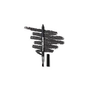 Revlon Eyeliner ColorStay Multiplayer Liquid-Glide, produit de maquillage multi-usages dôté d'un pinceau professionnel, texture crémeuse, waterproof et longue tenue, 401 Checkmate, 0,9g