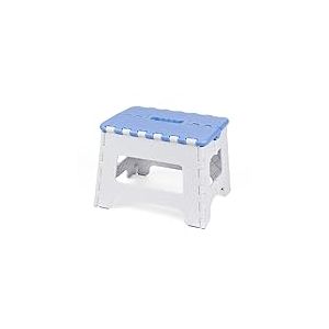 JOLLY Petit Tabouret Pliant, Stable et Compact, Charge maximale : 100 kg, idéal pour Les Enfants et Les Adultes, Utilisation Polyvalente : Salle de Bain, Camping, Jardin et Voyage, Peu encombrant et