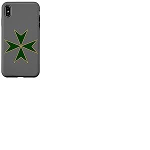 Croix de l'Ordre de Saint Lazare Croix de Malte Coque pour iPhone XS Max