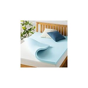 Best Price Mattress Surmatelas pour lit Double – Surmatelas en Mousse à mémoire de Forme en Gel de 3,8 cm avec surmatelas rafraîchissant, Taille complète