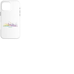 Zuricher Skyline Paysage Urbain coloré Zurich Coque pour iPhone 16 Pro Max