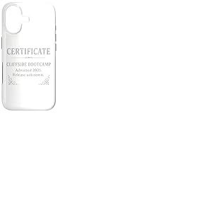 Certificat Cliffside Bootcamp &mdash; &Eacute;dition Party & Vegas 2025 Coque pour iPhone 17