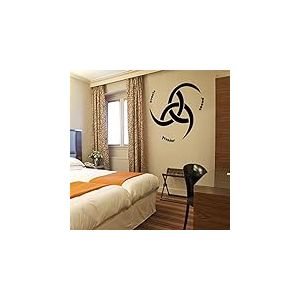 Tatoutex Stickers Triskell - Argent, L 22cm x H 20cm