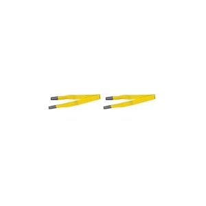 PETEX 47103619 Sangle de Levage, Jaune, Charge maximale : 3000 kg, Longueur : 6 m, Largeur : 90 mm (Lot de 2)