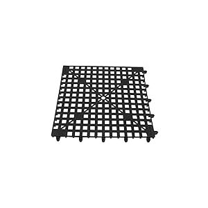 The bars Bars Tapis, Plastique, Noir, 33 x 33 x 1 cm