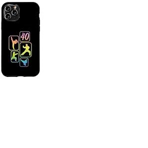 Karat&eacute; Taekwondo 40&egrave;me Anniversaire Femme 40 Ans Coque pour iPhone 11 Pro