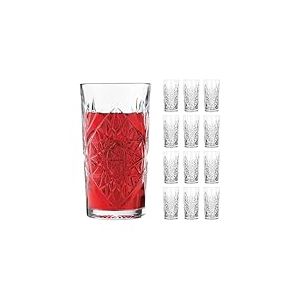 Libbey 70301 Verre &agrave; boire/verre &agrave; cocktail &laquo; HOBSTAR &raquo;, 473 ml, lot de 12