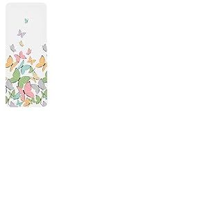 Kleine Wolke Textilgesellschaft 4101148001 Butterflies Tapis de Baignoire Plastique Multicolore 92,00 x 36,00 x 5,00 cm