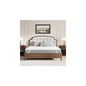 Novilla Surmatelas en Mousse &agrave; M&eacute;moire de Gel 120x200cm, 5 cm Surmatelas Mousse Confort, Housse Respirante et Douce, Housse Zipp&eacute;e Lavable, Syst&egrave;me antid&eacute;rapant, Emballage sous Vide