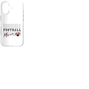 Football Mom Heart American Football Day Fan Coque pour iPhone 17