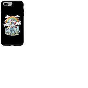 Licorne arc-en-ciel kaiju monstre japonais mignon kawaii Coque pour iPhone 7 Plus/8 Plus