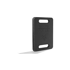 Yes4All Plaque de Lestage en Fonte avec Poignée Ergonomique et Finition Brillante, Poids de Musculation Lesté pour Sac à Dos, Marche Lestée, Randonnée et Entraînement Basique Noir - 20 KG