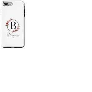 Floral Brynn Nom Fleurs Nom Personnalisé Brynn Coque pour iPhone 7 Plus/8 Plus