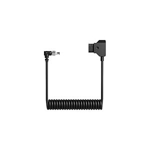 Atomos Câble de raccordement D-Tap vers DC Locked ATOMDTPCB2 - Câble spiralé pour Une Connexion sécurisée, des appareils d'alimentation