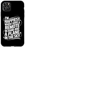 Maquette Planes Saying Happy Flying Rc Plane Coque pour iPhone 11 Pro Max