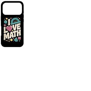 I Love Math Rapporteur g&eacute;om&eacute;trique en Forme de c&oelig;ur Coque pour iPhone 17 Pro