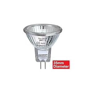 Long Life Lamp Company Ampoule halogène MR11 12 V 10 W Lot de 10