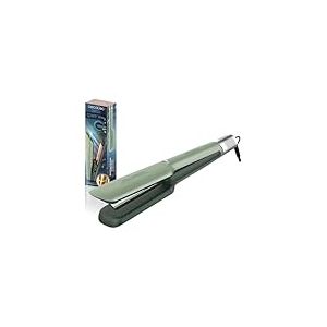 Cecotec Lisseur &agrave; Cheveux avec Air Lisse Olive, 600W, Prot&egrave;ge les Cheveux, Technologie Ionique, K&eacute;ratine et Huile d&rsquo;Argan, Moteur BLDC, Adapt&eacute; &agrave; Tous Types de Cheveux, 3 Temp&eacute;ratures et 3 Vitesses