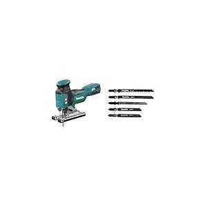 MAKITA DJV181Z - Caladora bl 18v lxt con pomo & A-86898 Lot de 5 lames pour scie sauteuse