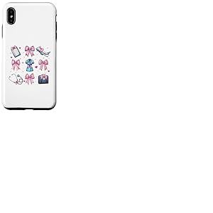 Coquette Bow Flight Infirmière infirmière vol ambulancier ambulancier Coque pour iPhone XS Max