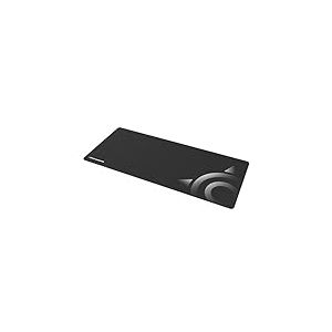 NOVA GAMING – GMP210 Apollon – Tapis de Souris XL Gaming – Tapis Extra Large (930 x 400mm), Epaisseur 4mm, Surface Haute précision, Anti-dérapant, Bords Cousus – Noir