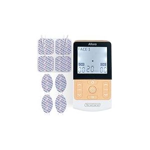 TensCare Allura – Stimulateur Musculaire - Raffermit et Réduit les Rides du Visage - Tonifie et Sculpte le Corps - Traite les Zones : Visage, Abdos, Hanches, Cuisses, Bras et Mollets