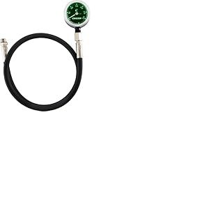 Cressi Vale 300 C Pro Mini SPG W/Hose Black Bar - Mini manom&egrave;tre avec Fouet HP, Noir, Taille Unique, Unisex