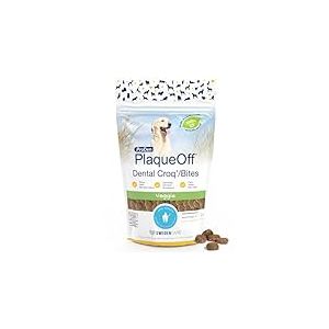 ProDen PlaqueOff 150g snack de soin dentaire pour chiens de plus de 10kg - aide à éliminer le tartre, la mauvaise haleine, les maladies des gencives et favorise l'hygiène bucco-dentaire