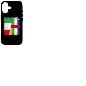 Demi Drapeau Italie République Centrafricaine Racines de Voiture Italiennes Coque pour iPhone 17