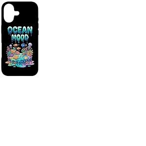 Humeur Oc&eacute;anique Color&eacute;e R&eacute;cif Corallien Vie sous-Marine Coque pour iPhone 17