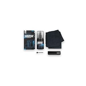 Reloop Premium Vinyl & Stylus Cleaning Set - Kit de Nettoyage Premium 4-en-1 pour Vinyles, CD et Cellules, avec Brosse en Fibre de Carbone et Spray 200 ML