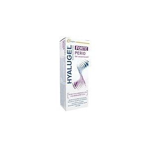 HYALUGEL Forte Perio - Gel buccal assainissant - Apaise et protège la muqueuse buccale et les gencives - Acide Hyaluronique 1,2% et Chlorhexidine 0,20% - Tube 8 mL