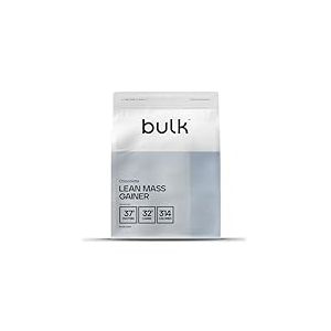 Bulk Gainer Masse Sèche, Shake protéiné en poudre, gainer lean, glutamine, Poudre de Protéine, Chocolat, 2,5 kg