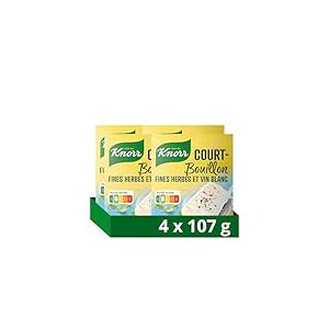 Knorr Court-Bouillon Fines Herbes 9 Cubes 107g LOT DE 4