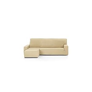 Martina Home Tunez Housse de canapé d'angle Motif Moderne Tissu Beige 240 à 280 cm