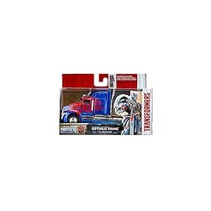 Jada Toys Transformers T5 Optimus Prime Western Star 5700 Ex Phantom Voiture de Die-cast Échelle 1/32 Bleu/Rouge