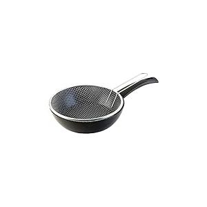 WECOOK! Ecogreen Friteuse/Faitout avec Panier, 20 cm Induction, Antiadh&eacute;sive XYLAN Plus &Eacute;cologique sans PFOA, Aluminium Press&eacute;, Protecteur en Tissu, Vitroc&eacute;ramique, Gaz, Lave-vaisselle