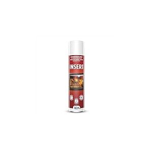 RIEM - Insert 400 ml - Spray Nettoyant pour Vitres de Poêles de Chauffage et Inserts de Cheminée - Nettoie - Dissout Rapidement les Traces de Goudron, Suie et Graisse - Ne Coule pas