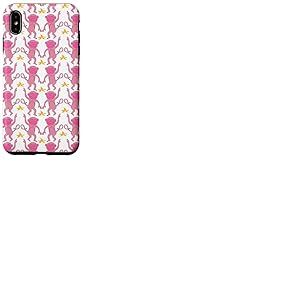 Singe Roller Rose Bleu drôle Lapin Rose Singe Coque pour iPhone XS Max