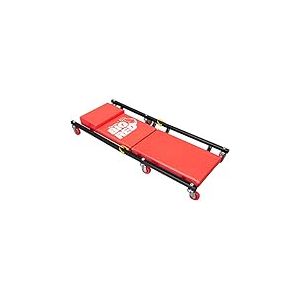 BIG RED Rolling Garage/Shop Creeper TR7565R-1 Torin Chariot de mécanicien rembourré 2 pièces avec appuie-tête et 6 roulettes Rouge 91,4 cm