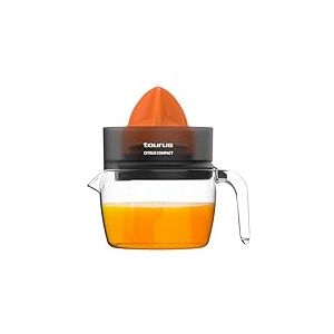 Taurus - Presse-agrumes Électrique Citrus Compact | Double Rotation | Cône Extra Large | Démontable | Compatible Lave-vaisselle | Rangement Compact | Sans BPA | 800 ml