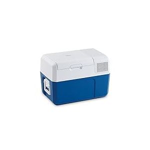 Mobicool MCF32 Glacière à compresseur 31 l, bleu/gris, Mini-frigo 12 V et 230 V pour voiture, camion, bateau, camping-car et prise de courant