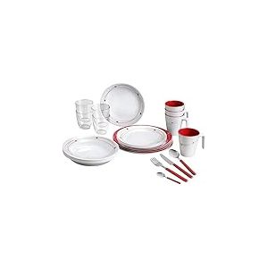 BRUNNER Assiettes en mélamine tout compris Cosmic 36 pièces