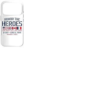 Jour J 6 Juin 1944 Honor The Heroes USA UK Canada France Coque pour iPhone 17 Pro