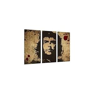 Ref.26375 Che Guevara Impression sur bois Format XXL 97 x 62 cm